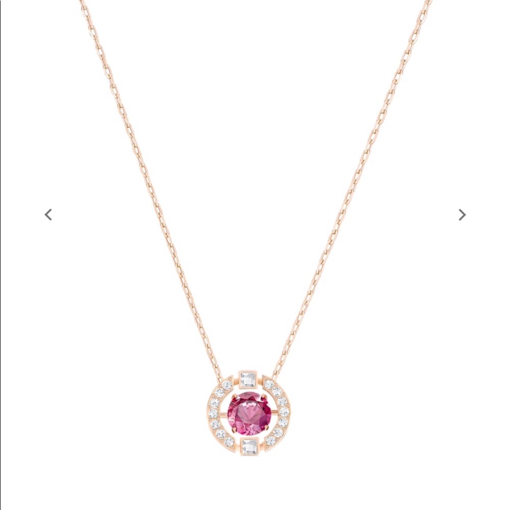 Swarovski Sparkling Dance Round Necklace